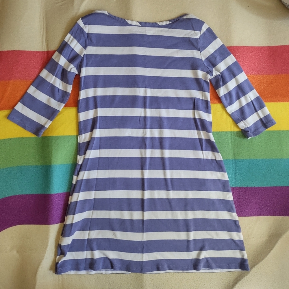 Garnet Hill Kids L Stripe Dress - Picture 4 of 4